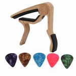 Kit dâ¿accessoires de pince a corde a dégagement rapide capo avec 5 médiators de guitare pour banjo de ... Kit dâ¿accessoires de pince a corde a dégagement rapide capo avec 5 médiators de guitare pour banjo de ...