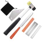 Kit d'outils de luthier de guitare comprenant un marteau en caoutchouc fret, un fichier de couronnement ...
