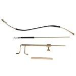 Kit doutils de luthier de violon en laiton, ensemble de poste de son, outil dinstallation de poste ...