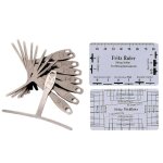 Kit dâ¿outils de mesure de luthier de guitare set règle dâ¿action de corde, 9 jauge de rayon de corde ... Kit dâ¿outils de mesure de luthier de guitare set règle dâ¿action de corde, 9 jauge de rayon de corde ...