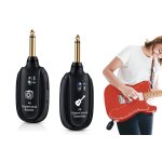 Kit emetteur - r�cepteur sans fil pour guitare electrique, basse et violon