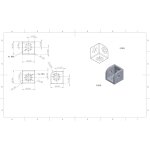 Kit d'extension carr triangulaire pour appareil photo - stabilisateur de cage a lapin - support d'extension ...