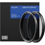 - kit de filtres pour objectif 62 mm : uv + circulaire polarisant (cpl) (pro)[z2315]