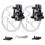 Kit de frein a disque de vlo, y compris etriers avant et arrire, rotor 160mm, ajusteur de plaquettes ...