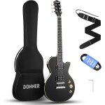 Kit guitare electrique noir, pack guitare electrique lp 39 pouces avec sac, sangle, câble(dlp - 124b) ... Kit guitare electrique noir, pack guitare electrique lp 39 pouces avec sac, sangle, câble(dlp - 124b) ...
