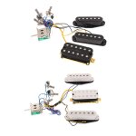 Kit de harnais de c�blage de guitare electrique st, 1x micro sss