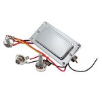 Kit de harnais de micro de guitare humbucker a double bobine pr�c�bl� pour guitare avec potentiom�tre ...