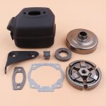 Kit de joints de jante et pignon de tambour d'embrayage, silencieux d'échappement 3 / 8 adapté à husqvarna ... Kit de joints de jante et pignon de tambour d'embrayage, silencieux d'échappement 3 / 8 adapté à husqvarna ...