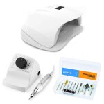Kit manucure promed lampe uv led 54 w uvl - 54 + ponceuse the file 625