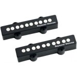 Kit micros basse electrique seymour duncan kit quarter - pound jazz bass 5 black - sj5 - 3s
