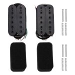 Kit de micros humbucker pour guitare electrique, double bobinage, micro chevalet 52 mm et micro manche ...