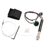Kit de micro piézo préampli active endpin jack avec contrôle du volume pour les parties de guitare acoustique ... Kit de micro piézo préampli active endpin jack avec contrôle du volume pour les parties de guitare acoustique ...