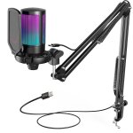 Kit de microphone de jeu usb pour pc, ensemble de micro cardioïde à condensateur ps4 / 5 avec bouton ... Kit de microphone de jeu usb pour pc, ensemble de micro cardioïde à condensateur ps4 / 5 avec bouton ...