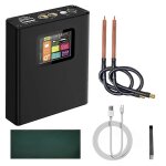 Kit de mini - soudeuse par points portable avec écran lcd couleur et batterie au lithium rechargeable ... Kit de mini - soudeuse par points portable avec écran lcd couleur et batterie au lithium rechargeable ...