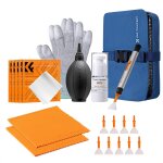 Kit de nettoyage 4 en 1 (pinceau de nettoyage + chiffon microfibre + poire pour photo) pour objectif ... Kit de nettoyage 4 en 1 (pinceau de nettoyage + chiffon microfibre + poire pour photo) pour objectif ...