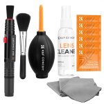 Kit de nettoyage appareil photo 15 - en - 1 soufflerie d'air, lingettes nettoyantes * 6, 60ml liquide ...