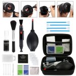 Kit de nettoyage pour appareil photo reflex num�rique : outils d'entretien d'objectif et de capteur avec ...