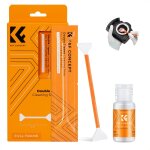 Kit de nettoyage photo 10 ecouvillons a double extr�mit� de 24mm pour capteur aps full frame 20ml liquide ...