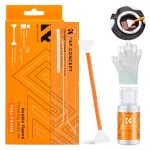 Kit de nettoyage photo 10 ecouvillons a double extrémité de 24mm pour capteur aps full frame gants anti ... Kit de nettoyage photo 10 ecouvillons a double extrémité de 24mm pour capteur aps full frame gants anti ...