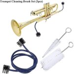 Kit de nettoyage de trompette, embouchure brosse valve brosse set kit entretien d'instrument de musique ... Kit de nettoyage de trompette, embouchure brosse valve brosse set kit entretien d'instrument de musique ...