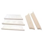 Kit d'outils luthier pour d�coration de guitare, 9 pi�ces, 1. 5mm / 0. 05 '', en nacre blanche, incrustation ...