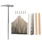 Kit de pièces de rechange en acier, 17 / 21 pièces, pont en bois, marteau de réglage, accessoires pour ... Kit de pièces de rechange en acier, 17 / 21 pièces, pont en bois, marteau de réglage, accessoires pour ...