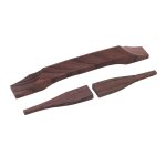 Kit de pi�ces de rechange pour accessoires d'instrument en bois de rose de chevalet de guitare pour jazz ...