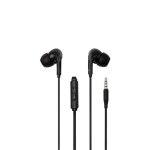 Kit pieton universel intra - auriculaire noir