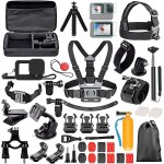Kit polyvalent 54 accessoires pour camra sport - support et accessoires pour camscopes d'action, tir ...