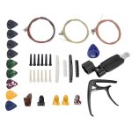 Kit de remplacement de corde de guitare ensemble d'accessoires changement de pack d'outils pick holder ...