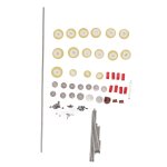 Kit de r�paration de fl�te pads outils d'entretien diy ensemble pi�ces d'instruments de musique accessoires ...