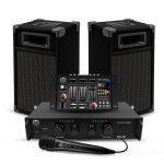 Kit sonorisation 300w bm sonic bms - dj300 - usb - bt initiation dj enceintes ampli table de mixage bluetooth ... Kit sonorisation 300w bm sonic bms - dj300 - usb - bt initiation dj enceintes ampli table de mixage bluetooth ...