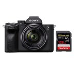 Kit sony alpha a7 iv 28 - 70 mm + sandisk 128 go extreme pro sdxc uhs - ii u3 300 mo / s
