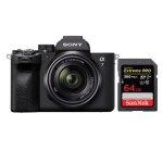 Kit sony alpha a7 iv 28 - 70 mm + sandisk 64 go extreme pro sdxc uhs - ii 300 mo / s