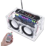 Kit de soudure pour haut - parleur electronique diy - amplificateur bluetooth avec radio fm - mini st�r�o ...