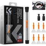 Kit : stylo de nettoyage interchangeable + têtes en silicone + 6 bâtonnets de 24mm capteur full frame ... Kit : stylo de nettoyage interchangeable + têtes en silicone + 6 bâtonnets de 24mm capteur full frame ...