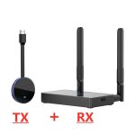 Kit transmetteur et rcepteur vido hdmi sans fil 5g mini projecteur 4k pour la maison plug and play ...