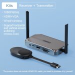 Kits tx rx - kit d'extension transmetteur et récepteur sans fil, dongle d'affichage pour caméra tv, projecteur ... Kits tx rx - kit d'extension transmetteur et récepteur sans fil, dongle d'affichage pour caméra tv, projecteur ...