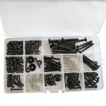 Kit de vis de guitare assortiment set pour guitare electrique pont micro pickguard accordeur, switch ... Kit de vis de guitare assortiment set pour guitare electrique pont micro pickguard accordeur, switch ...
