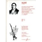 Klos� a la port�e du jeune clarinettiste cahier n4