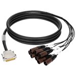 Klotz tascam loom 8 - c�ble multipaires - tascam - 8 canaux - d - sub 25p m�le - 5 m