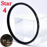 Knightx star line 4 6 8 star, filtre d'objectif d'appareil photo pour canon sony nikon 1200d 200d 24 ...