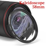 Knpackage - kalidoscope avec filtre d'objectif d'appareil photo, prisme color, 58mm, adapt pour il, ...