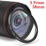 Knpackage - kalidoscope avec filtre d'objectif d'appareil photo, prisme color, 58mm, adapt pour il, ...