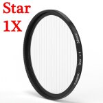 Knpackage x - filtre d'objectif crois cpl uv star pour appareil photo reflex numrique, appareil photo ...