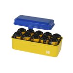 Kodak film case (120 / 135) - bo�tier compact en acier pour 8 rouleaux de film 120 ou 10 rouleaux de ...