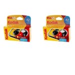 Kodak fun flash lot de 2 appareils photo jetables 39 poses
