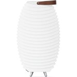 Kooduu synergy 50s - enceinte bluetooth sans fil avec lampe led et seau � glace int�gr�s 56cm 2. 0