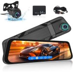 Kple - 11. 8 inch dashcam retroviseur avec 1080p hd touch screen - caméra de recul avant et arrière pour ... Kple - 11. 8 inch dashcam retroviseur avec 1080p hd touch screen - caméra de recul avant et arrière pour ...