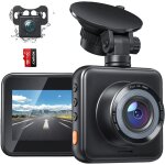 Kple - dash cam voiture double, capteur g, enregistrement en boucle, verrouillage d'urgence, dtecteur ...